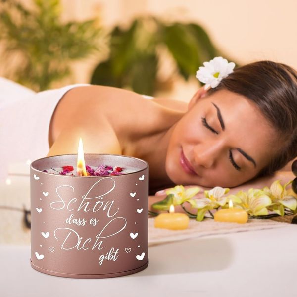 PRSTENLY Duftkerze Rose, 9 oz — Ansicht 4