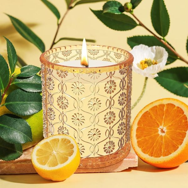 TTRWIN Duftkerze Orange im Glas, 200 g — Ansicht 4
