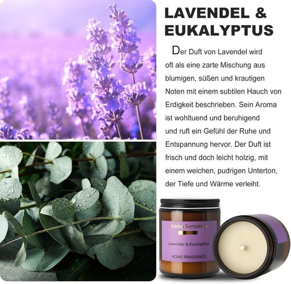 WAVV Lavendel-Duftkerze im Glas, 200 g — Ansicht 2