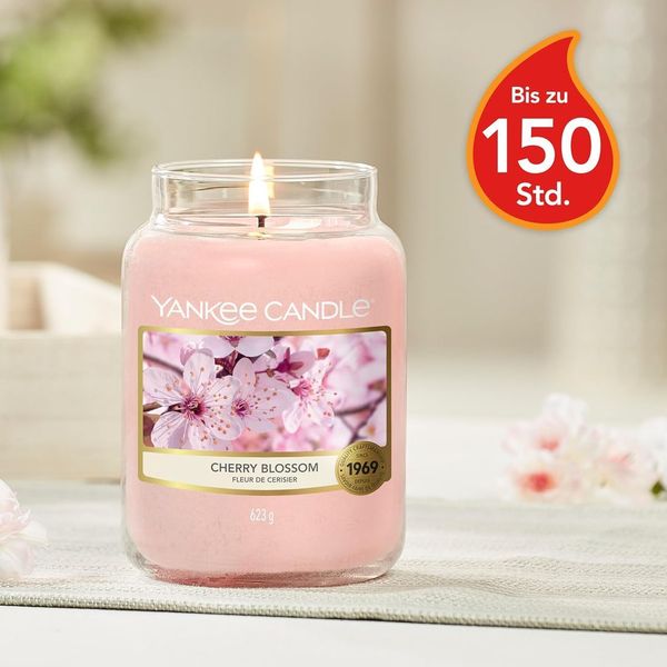 Yankee Candle Cherry Blossom, großes Glas — Ansicht 3