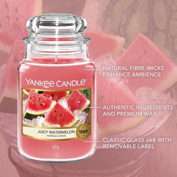 Yankee Candle Juicy Watermelon, großes Glas — Ansicht 4