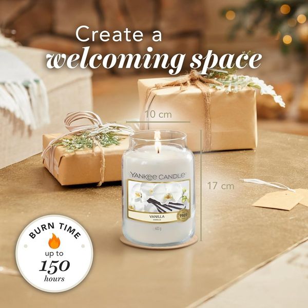 Yankee Candle Vanilla, großes Glas — Ansicht 5