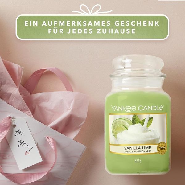 Yankee Candle Vanilla Lime, großes Glas — Ansicht 5